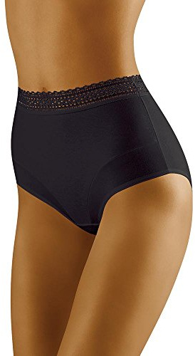 Wolbar Damen Slip Unterwäsche Hoher Bund Musterlos WB303