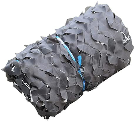 Tarnnetz Grau,Bundeswehr Verstärktes Camouflage Netz,Outdoor Sonnenschutz Tarnung Netz,Tarnnetz Jagd,Atmungsaktives Schattennetz,Für Garten,Pergola,Themenparty-dekoration,Grey-4x8m(13.1*26.2ft)