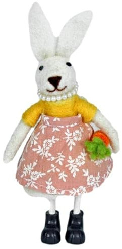 Originals Filz-Osterhase mit Karotte