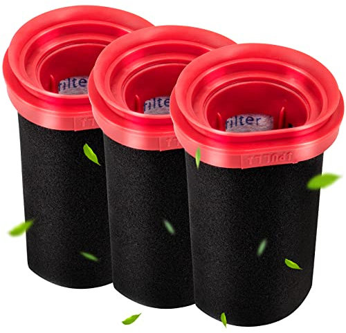 3 Stück Motorschutzfilter Ersatz für Bosch 25,2 V 21,6 V kabelloser Flexxo-Staubsauger, Teilenummer 12026520