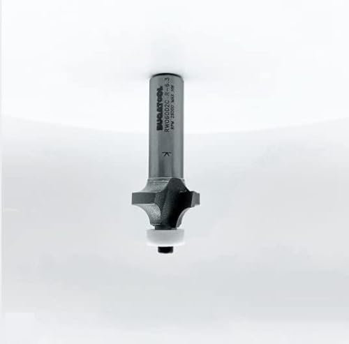 Fresa de HSS 4 cuchillas para redondear cantos en Solid Surface S12 R6 D28.4