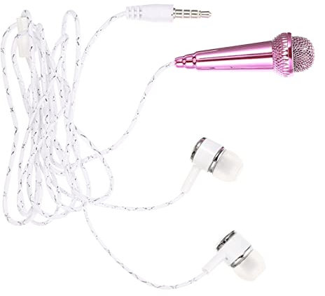 Milisten Mini-mikrofon Für Gesangsaufnahmen Tragbares Mikrofon Für Sprachaufnahmen Winziges Mikrofon Für Podcasts Und Interviews Kleines Für Handy-aufnahmen Professionelles Für Videobloggin