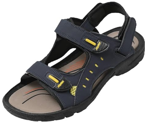 JOMIX Sandales Homme Sandales de Randonnée Sandales Homme d'été Chaussures de Marche Homme pour Extérieur Sport (Marine, 43)