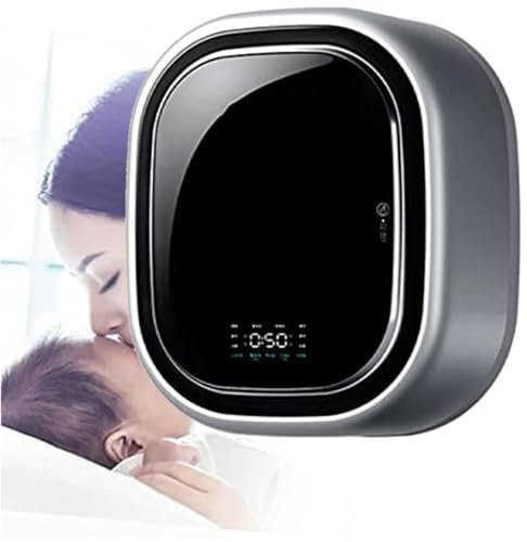 Pequeña Mini Lavadora Doméstica, Lavadora Totalmente Automática De Pared, Capacidad 3Kg, Lavadora De Tambor, Para Limpiar Ropa Interior