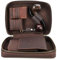 CONTACTS Tragbarer Tabakpfeife Tasche Lederetui für 2 Tabakpfeife(kein Zubehör/Pfeife),Multifunktionaler Tragbare Pfeife Tasche Rauchen Zubehör Organizer Clutch mit Handschlaufe