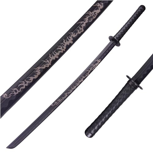 Polypropylen Katana Schwert - Japanisches Training Samurai Schwert, Stumpfes Langschwert, Kampfsport Praxis Katana für Männer und Frauen, Cosplay Schwert, Sicher, Einfach, Spaß, Langlebig