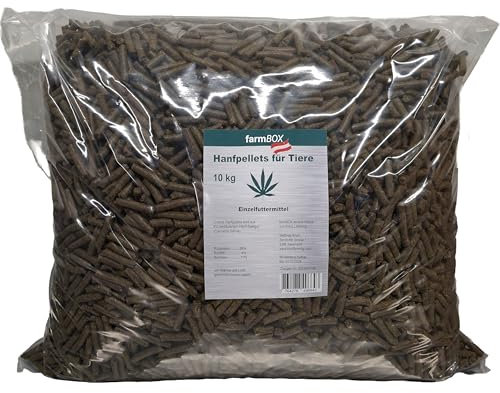 farmBOX Pferdehanf Hanfpellets für Tiere (10kg)