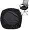 KSBBHDS 1 housse de chaise de bureau, de jeu, élastique, antidérapante, en polyester, noire