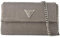 GUESS Zalina Mini Flap Clutch Silver