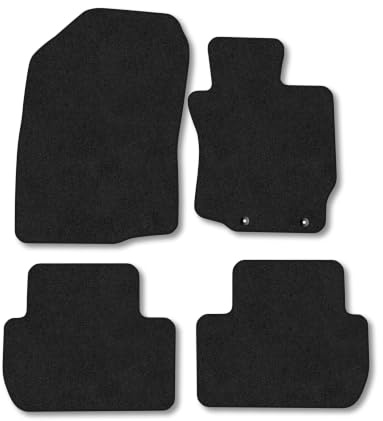 Car Mats Compatible with Mitsubishi Outlander (2013-2021) Black Trim