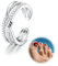 Kakonia Zehenring,925 Sterling Silber Zehenring für Frauen,Einstellbare Zehenring Strand Band Ring Nagelringe,Daisy Blume CZ Kreuz Opal Twist Knoten Zehenringe Manschette,Offene Fuß Schmuck-2
