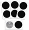 25 stk NFC tag sticker, 10 schwarz und 15 weiß NFC Tag Selbstklebend NTAG215 NFC Tags, Runde 540 Byte Speicher Programmierbar NFC Sticker für Alle NFC-Fähigen Smartphones