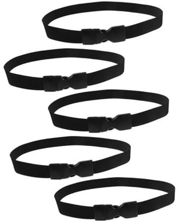 Ciieeo 5pcs Elastic Trash Can Band Garbage Bag Fixing Ring Waste Bin Bag Band Trash Can Liner Bin Rim Clip