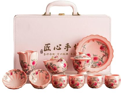 Teeservice für Zuhause, Büro, Gastgewerbe, 10 Schachteln, Pink