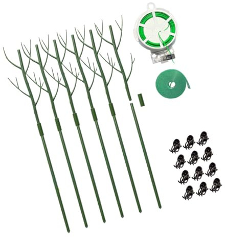 Laikoutd Indoor Gartenpflanzen Stützpfähle Für Wachstum Mit Verstellbaren Verlängerungsstangen Geeignet Für Kletternde Zimmerpflanzen Stützstangen