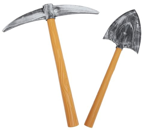 POPETPOP 2 pièces Accessoires Scène Spade Mousse Simulation Pelle Décorative pour Déguisement Halloween Fête et Performance