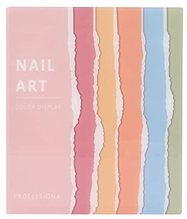 Livre d'affichage de nuancier de gel pour ongles, fermeture magnétique, livre d'affichage d'échantillons d'ongles vide, organisateur portable et durable pour salon de manucure,