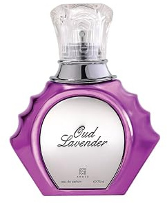 Ahmed Al Maghribi Oud Lavender Eau de Parfum 75ml – Unisex Floral, Fruity & Woody Scent with Hyacinth, Lavender, Iris, Pink Pepper, Vetiver, Amber, Oud & Musk – Long Lasting EDP