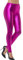 Smiffys 80er-Jahre Metallic Disko-Leggings, Pink
