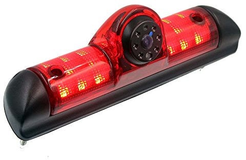 Navinio Wasserdicht Dach Rückfahrkamera Farbkamera ersetzt dritte Bremsleuchte m. Nachtsicht für FIAT Ducato/Peugeot Boxter/Citroen Jumper/Dodge Bremsleuchte/Kastenwagen/Wohnmobil/Transporter