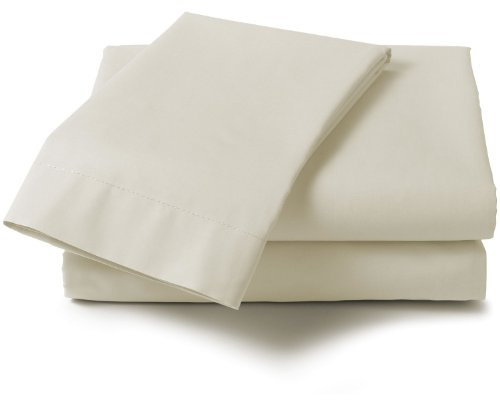 Extra Large Pillow Case Pair 22x31 / Percale Pillowcases / Cream Pillowcases