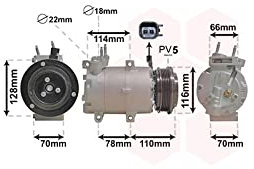 Compresor D Air conditionne para Ford Focus 1.6 Ti (desde 10/2014)