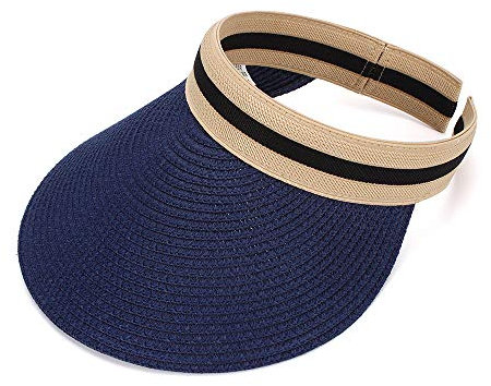 MATT Keely Cap Strohhut Sonnenhut Damen Brim Strohhüte Frauen Hut UPF 10