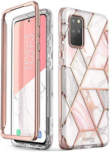 i-Blason Handyhülle für Samsung Galaxy S20+ Plus Hülle Glitzer Case Bumper Schutzhülle Glänzend Cover [Cosmo] 6.7 Zoll OHNE Displayschutz 2020 Ausgabe (Marmor), GALAXYS11COSMO