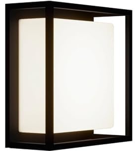 Lucande LED Wandleuchte außen, Wandlampe modern spritzwassergeschützt IP54 11W warmweiß 3000K Außenleuchte Außenwandbeleuchtung
