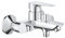 Bauedge Grohe Einhand-Wannenarmatur / Brausearmatur / Wandmontage, Chrom