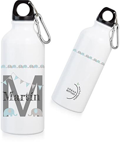 Worfull Regalos Botellas de agua para niños (NOMBRE AZUL)