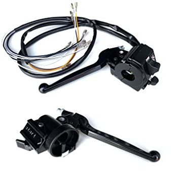 Set Armatur Kupplung Kupplungshebel Bremshebel Kombischalter Lenker Schalter Einheit Links + Rechts passend für Simson S51 S53 S70 S83 SR50 SR80