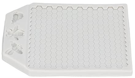 Schokoladen-Silikonform, Wabe Silikonform Biene Waben Muster Fondant Mould Hitze- und kältebeständige Bienenform mit Bienenstock von Süßigkeiten, Nüssen, Geleekuchenformen verwendet