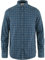 Fjallraven Herren Övik Flannel M Shirt, Indigoblau/Grau (Flint Grey), S