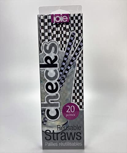Joie Reusable Straws 20 pieces with cleaning tool