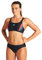 Arena Feel Threefold R Bikini de Sport pour Femme, Slip à Nouer, Maillot de Bain à Séchage Rapide en Tissu Arena Maxfit Eco avec Résistance Maximale au Chlore et au Sel, Protection UV UPF 50+