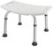 Jopassy Sgabello da doccia per anziani, 35 – 55 cm, altezza regolabile, per anziani e donne incinte