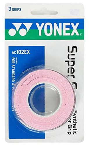 YONEX Super GRAP 3-Pack Schlägergriff, French Pink