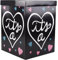 Vepoty Ballon-Box mit Geschlechtsoffenbarung, Papier-Überraschungsbox, große Geschenkbox, Schwarze Babyparty-Geschenkbox für Partyzubehör