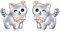 Katzen Ohrstecker Silber 925 Katzen Ohrringe für Damen Hypoallergen Ohrringe Tier Schmuck Geschenk für Frauen Mädchen Kinder