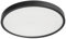 EDO, Deckenlampe LED Deckenleuchte Flach PERETI LED 24W Schwarzer Ring 35cm, 4000K Neutralweiß, 2400lm, badezimmer lampe,ceiling light, plafondlamp, led deckenleuchte, IP44, EDO777614
