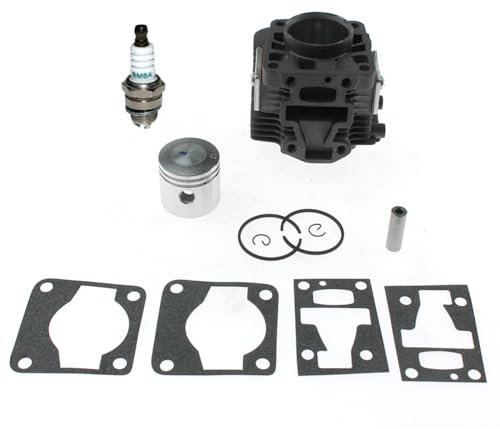 Piezas de jardín Kit de pistón cilíndrico de 32mm para Cortasetos de Motor Kawasaki TJ23V TJ023V 11005-2161 13001-2171