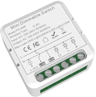 Interruttore domestico intelligente Interruttore domestico regolabile in luminosità 10A 100~240V 50/60Hz
