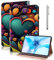 TUOLISG Case for Lenovo Tab P11 2nd Gen 11.5 inch 2022 (TB350FU/TB350XU),PU Leather Flip Cover with Stand Functional Card Slot and Elasticized Closure,Watercolor