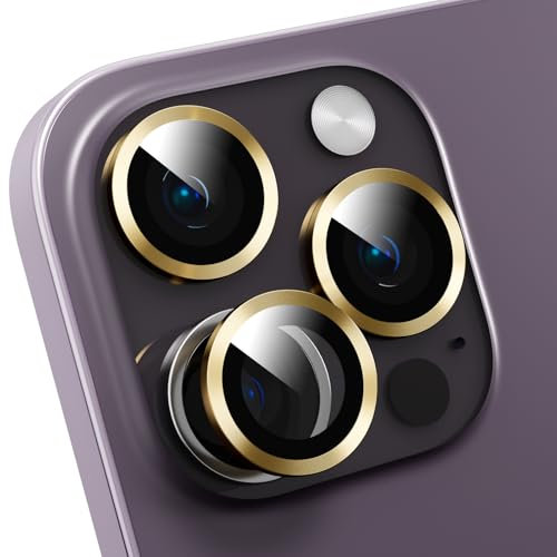 GANGANPRO Protecteur d'objectif d'appareil photo compatible avec iPhone 11 Pro/11 Pro Max/iPhone 12 Pro, résistant aux rayures, coque de protection d'objectif d'appareil photo en verre trempé