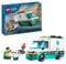 LEGO City Rettungswagen - Spielzeug mit 2 Minifiguren (Skateboarder und Fahrer) - Lernspielzeug für Jungen und Mädchen ab 5 Jahren - Geschenkideen zum Geburtstag und für die Feiertage 60451
