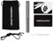 NKS Fat Sniffer – Tube de tirage en acier inoxydable + sac en lin + cartes de baller + chaîne de suspension (gris)