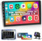 For Vauxhall Corsa C D/Astra H/Zafira B Android Car Stereo Radio with Wireless Carplay Android Auto, 2+64G 9 Inch Touchscreen Radio WiFi GPS Navigation Bluetooth FM RDS EQ Mirror Link