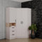 Design Möbel Gustavo Eckschrank Schrank Begehbarer Kleiderschrank Kleiderschrank Holz Kinderzimmer Schlafzimmer Regale und Schränke mit Schubladen