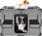 Pawaboo Welpenauslauf Extra Groß Haustier Laufstall, Tragbar Handtasche Hundebox für Katze Hunde, Hund Laufgitter, Verdickt PVC Rohr Rahmen, Atmungsaktiv Hundezelt Transportbox (M, Grau+Schwarz)